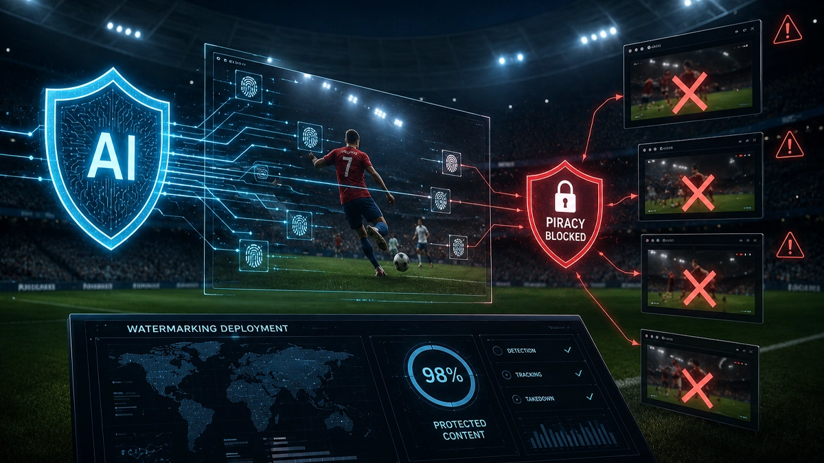 AI Watermarking Platform Deployment Accelerates Sports Piracy Prevention
